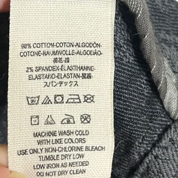 Free People Jacquard Utility Jacket Women’s Size XS Gray Printed Boho Oversized - Picture 12 of 12